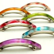 KLAMRY AUTOMATY DO WŁOSÓW KOLOROWE 6 SZTUK (0196-4 SAH) - 3