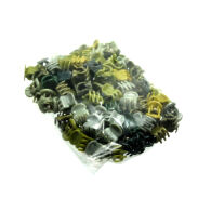 SZCZĘKI / KRABIKI MAŁE MIX ZIELONY 50 SZTUK                                                        (0146-511 SAH) - 4