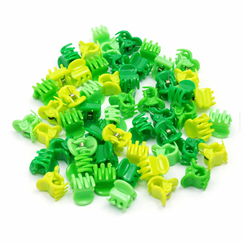 SZCZĘKI / KRABIKI MINI-MIX ZIELONY 50 SZTUK                                                            (0146-6 SAH)