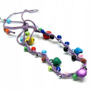 BRANSOLETKI NA SZNURKU WIĄZANE 6 SZTUK                                                 (1791-4 AS) - 2