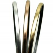 OPASKI DO WŁOSÓW CIENKIE  ZŁOTO -SREBRNO-MIEDZIANE  6 SZTUK                  (0190-01 SA) - 2