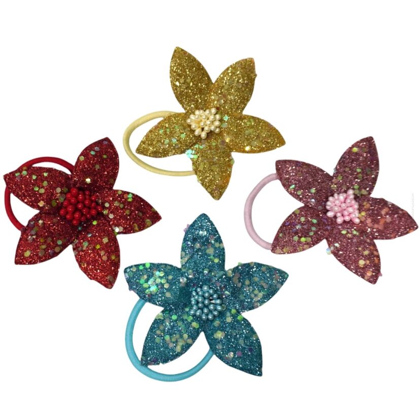 BROSZKA / GUMKA DO BROKATOWY KWIAT 4 SZT (2-5024 AS)