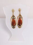 KOLCZYKI MIEDZIANE WISZĄCE           (0615-15) - 2