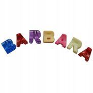 SZCZĘKI / KRABIKI KOLOROWE LITERKI 30 SZTUK                                                     (0988-1 SAM) - 3