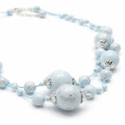 NASZYJNIK / WISIOREK Z NIEBIESKIMI KORALIKAMI (N-0701/2/2R C-1 SAM B) - 4