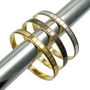 BRANSOLETKI OZDOBNE NIEROZPINANE METALOWE 3 SZTUKI                                                                     (1409 SAM) - 2