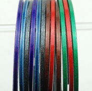 OPASKI DO WŁOSÓW BROKATOWE CIENKIE KOLOROWE 12 SZTUK                             (0323-29 SA) - 2