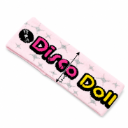 OPASKI NA GŁOWĘ ELASTYCZNE KOLOROWE DISCO DOLL 2 SZTUKI (0193-25 SAHW) - 4