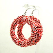 KOLCZYKI KOŁA Z CEKINAMI                                                              0605-530                                         - 2