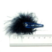 PYKI / SPINKI DO WŁOSÓW DZIECIĘCE Z PIÓRKAMI 12 SZTUK (0226-24) - 2