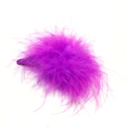 PYKI / SPINKI DO WŁOSÓW DZIECIĘCE Z PIÓRKAMI 12 SZTUK (0226-24) - 3