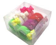 GUMKI DO WŁOSÓW DZIECIĘCE HIPOPOTAM, MIŚ, SŁOŃ, KRÓLIK KOLOROWE (0554-1) - 5