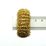 GUMKI DO WŁOSÓW FROTKI ZŁOTE 20 SZTUK                                                                                     (0958 SA) - 3