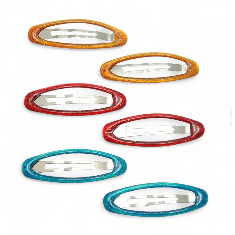 PYKI / SPINKI DO WŁOSÓW OBLANE PLASTIKIEM 6 SZTUK                                (PYK SAH)