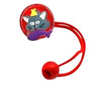 GUMKI DO WŁOSÓW DZIECIĘCE KOTEK Z RYBKĄ MIX KOLORÓW 12 SZTUK                                       (392 S) - 3