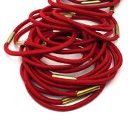 GUMKI CIENKIE Z BLASZKĄ MIX CZERWONY 100 SZTUK (5858/100) - 2