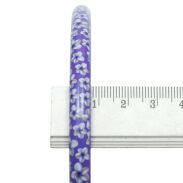 OPASKI CIENKIE FIOLETOWE W KWIATKI 3 SZTUKI                                                           (0194-18 SAH) - 3