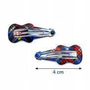 PYKI / SPINKI METALOWE KOLOROWE GITARY 6 SZTUK (0113-3 SAH) - 3