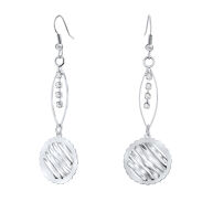 KOLCZYKI WISZĄCE Z CYRKONIAMI                                                                            0615-44 - 2