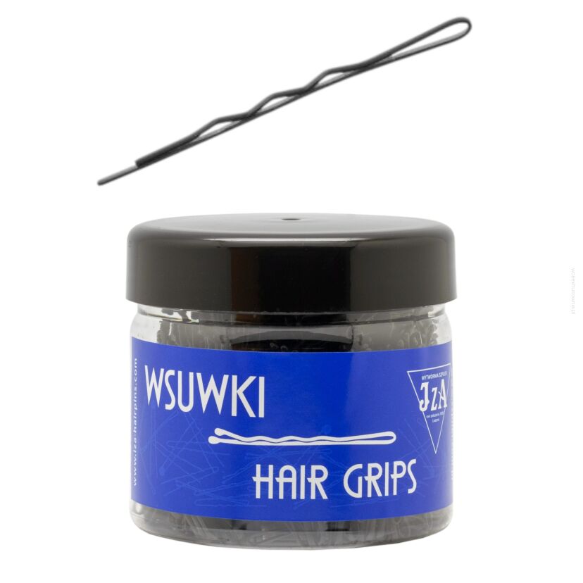 WSUWKA CZARNA KARBOWANA BEZ KULKI 6 CM 500G                                                                       (206/G)