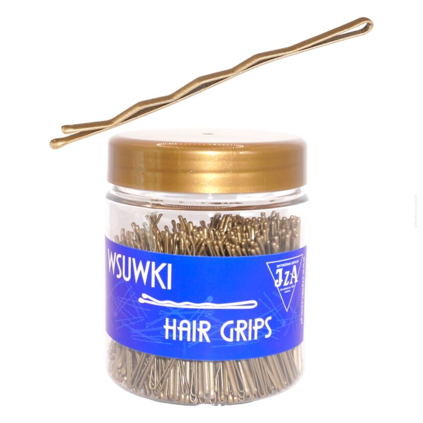 WSUWKA KARBOWANA ZŁOTA 7 CM 2 KULKI 500G                                               (327/G)