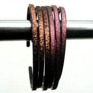 OPASKI DO WŁOSÓW BROKATOWE ODCIENIE BORDO I BRĄZU (6 SZTUK) 0294-91 - 2