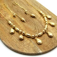 KOMPLET BIZUTERII NASZYJNIK + KOLCZYKI                                       (KPL SAHG) - 2