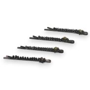 WSUWKI OZDOBNE Z KOLOROWYMI KORALIKAMI – KOMPLET 4 SZTUKI                 (5992-24 SA) - 2