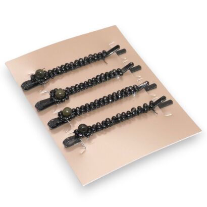 WSUWKI OZDOBNE Z KOLOROWYMI KORALIKAMI – KOMPLET 4 SZTUKI                 (5992-24 SA)