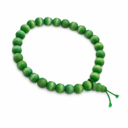 BRANSOLETKA NA GUMCE SZKLANA Z KORALIKAMI 2 SZTUKI (7027 AS) - 3