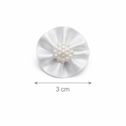 GUMKI DO WŁOSÓW KOMUNIJNE BIAŁE 6 SZTUK (0009-25 g SAH) - 4