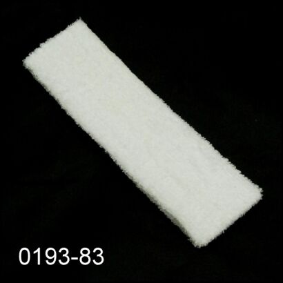 Opaska z frotte na włosy – biała, miękka i elastyczna(SZER.6 cm) 0193-83