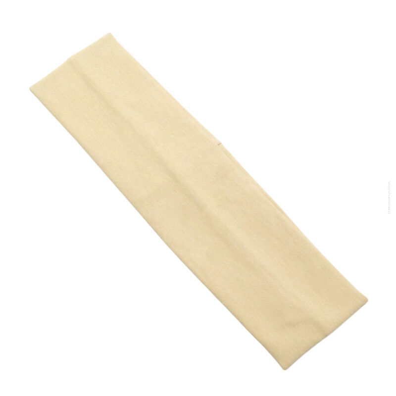 OPASKA NA GŁOWĘ ELASTYCZNA BEŻOWA WĄSKA  5.5 cm  (0171-31 SA)