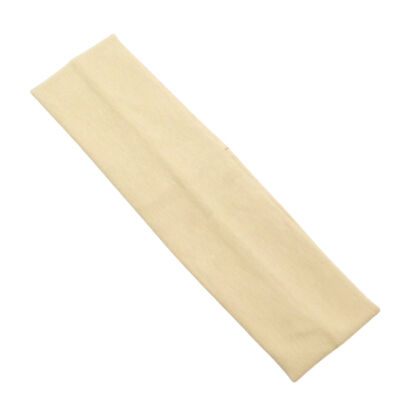 OPASKA NA GŁOWĘ ELASTYCZNA BEŻOWA WĄSKA  5.5 cm                               (0171-31 SA)