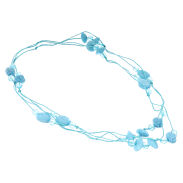 NASZYJNIK DŁUGI NA SZNURECZKU / KORALE                                                      0614-1006 - 2