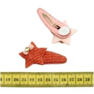 PYKI / SPINKI DO WŁOSÓW DZIECIĘCE Z OZDOBAMI 4 SZTUKI (0181-49) - 2