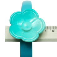 OPASKI DO WŁOSÓW DZIECIĘCE Z KWIATKIEM 4 SZTUKI                                  (1818 SAM) - 3