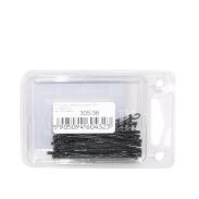 WSUWKA KARBOWANA CZARNA 2 KULKI 5 CM 36 SZTUK   (305/36) - 3