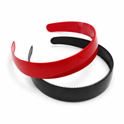 OPASKI DO WŁOSÓW PLASTIKOWE SZEROKIE 2 SZTUKI (1889-4 SAM)