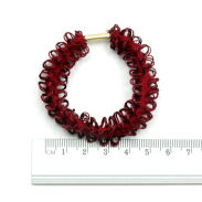 GUMKI DO WŁOSÓW Z BLASZKĄ WIELOKOLOROWE (30 SZTUK) 0006-38 - 3