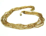 NASZYJNIK / WISIOREK Z DROBNYMI  KORALIKAMI                                (0643-603 SAH) - 3