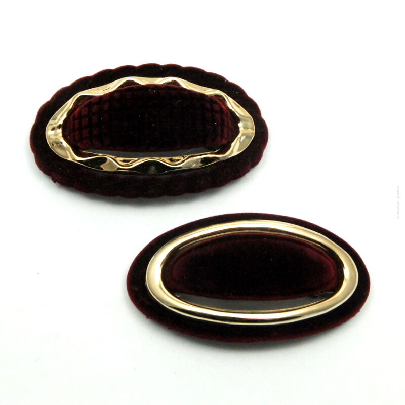 KLAMRY / AUTOMATY DO WŁOSÓW WELUROWE 2 SZTUKI                                                                           (9998-2 SAH)