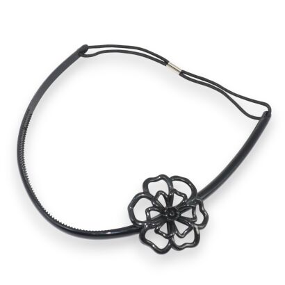 OPASKI DO WŁOSÓW ELASTYCZNE Z KWIATEM 3 SZTUKI               (6331 SAH)