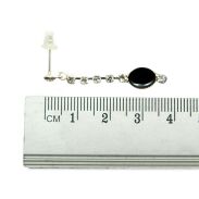 KOMPLET BIZUTERII Z CYRKONIAMI NASZYJNIK + KOLCZYKI                                       (KPL-1 SAHG) - 3