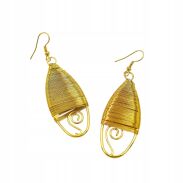 KOLCZYKI METALOWE WISZĄCE 