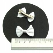 SPINKI KOMUNIJNE BIAŁE DO WŁOSÓW Z KOKARDKAMI 4 SZTUKI                                                     (0331-4 SA) - 4