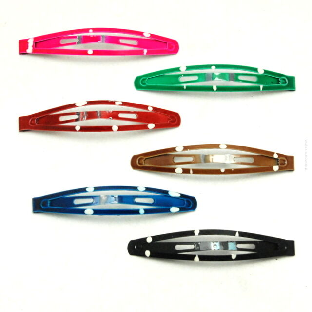 PYKI / SPINKI DZIECIĘCE DO WŁOSÓW  DŁUGIE KOLOROWE 12 SZTUK                               (8199 SA)