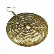 KOLCZYKI WISZĄCE METALOWE OKRĄGŁE                            (0611-644 SA) - 4