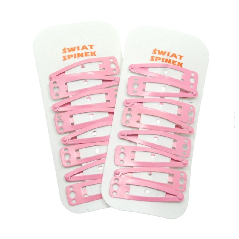 PYKI / SPINKI RÓŻOWE -DZIECIĘCE DO WŁOSÓW 16 SZTUK                                                                             (0169-9 SAMC)