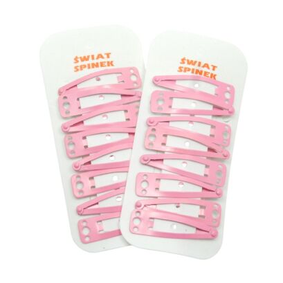 PYKI / SPINKI RÓŻOWE -DZIECIĘCE DO WŁOSÓW 16 SZTUK                                                                             (0169-9 SAMC)